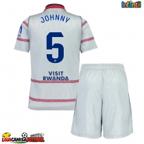 Camisa de Futebol Atletico Madrid Johnny Cardoso #5 Equipamento Alternativo Infantil 2026-27 Manga Curta (+ Calças curtas)